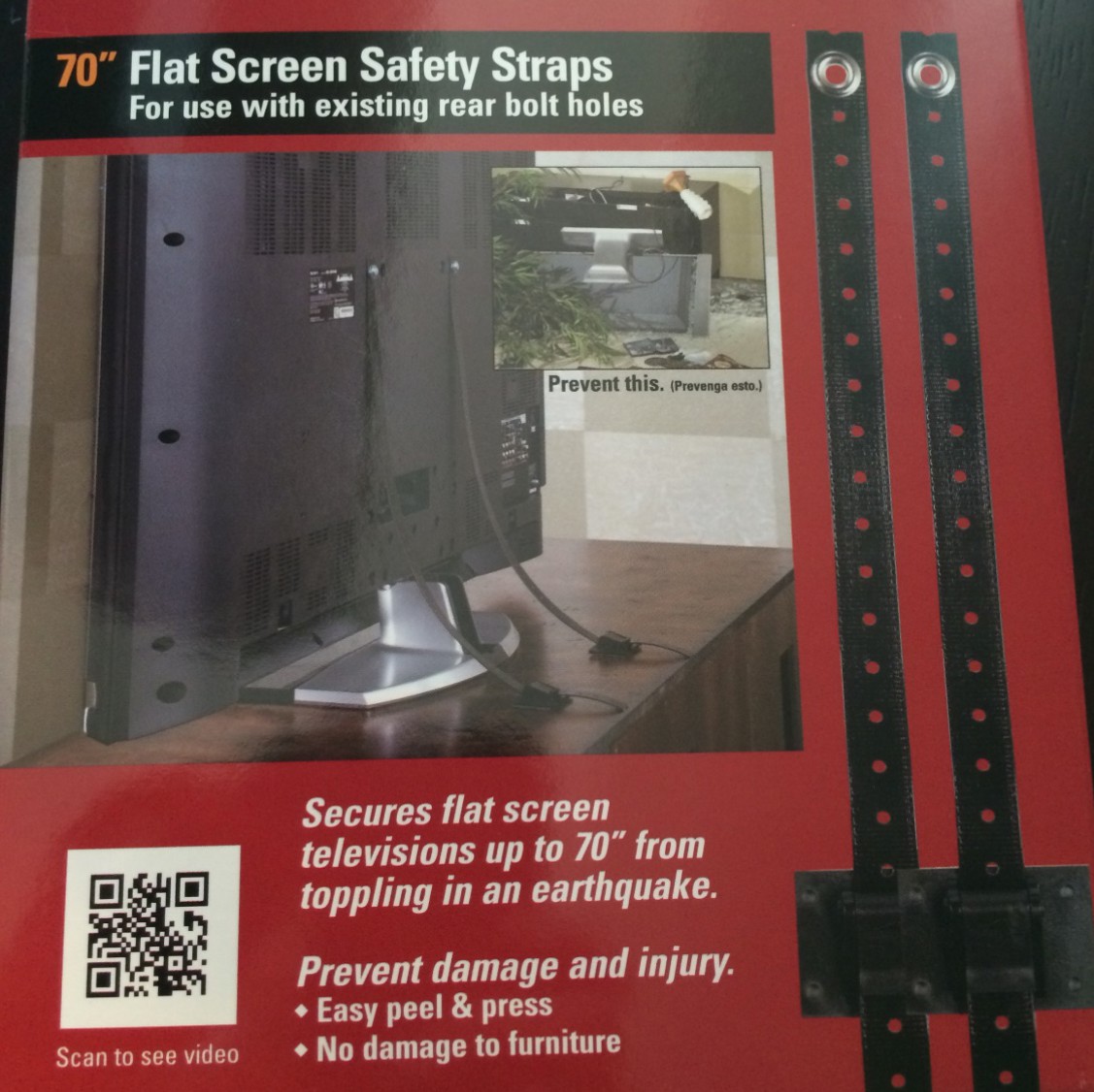 tv strap kit