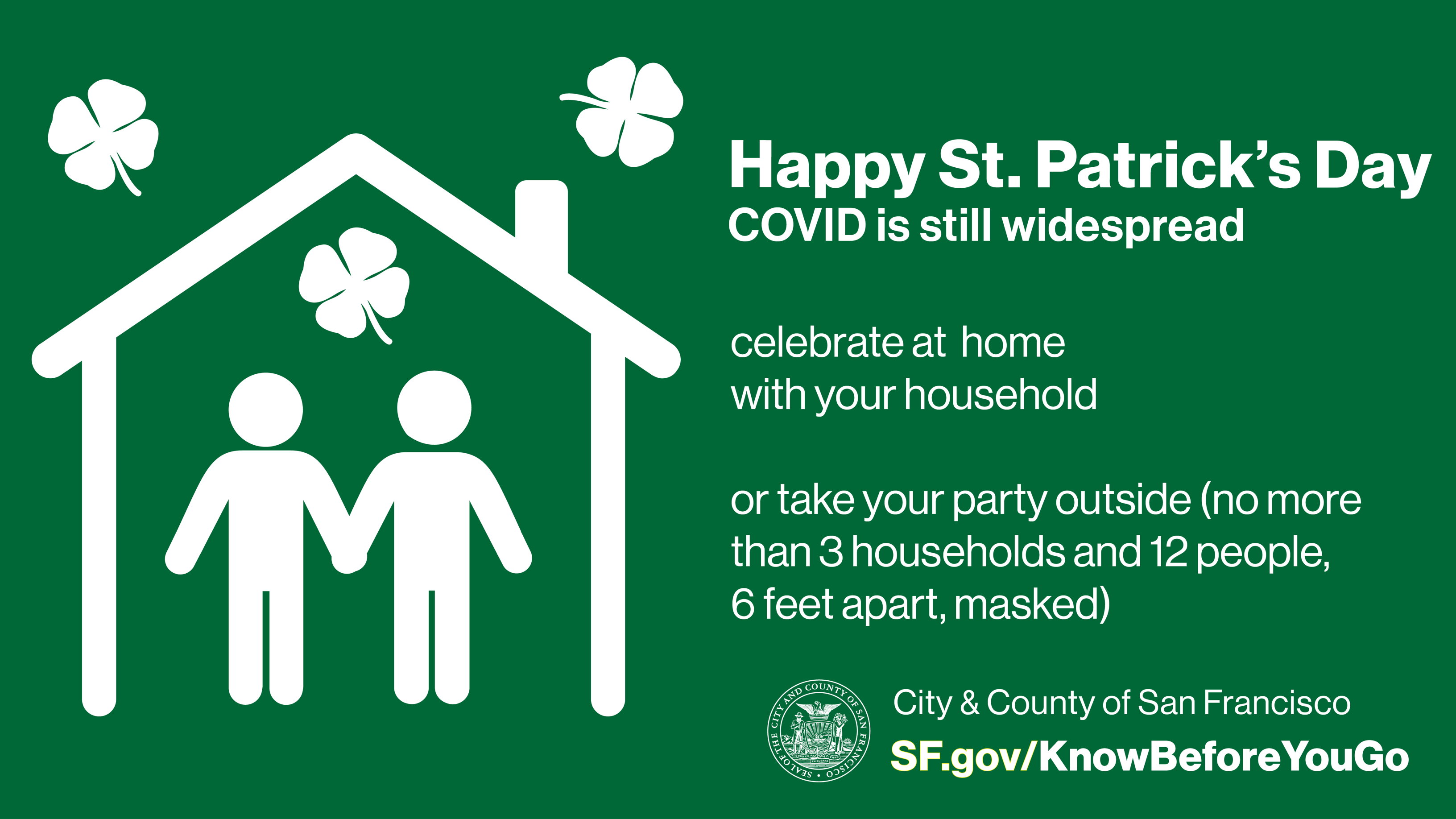 Image to promote a safe St. Patrick's Day