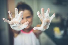Child washing hands. Creator: Mladen Zivkovic, Mladen Zivkovic Credit: Getty Images/iStockphoto